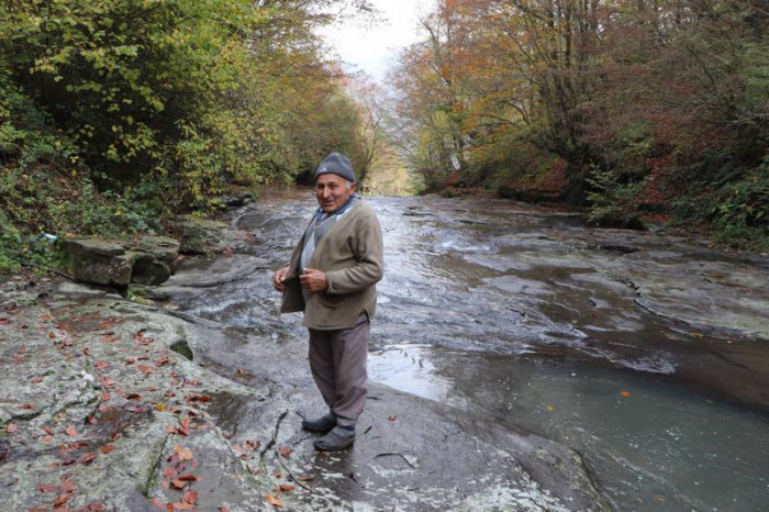 Kabaceviz Şelaleleri sonbaharda bir başka güzel