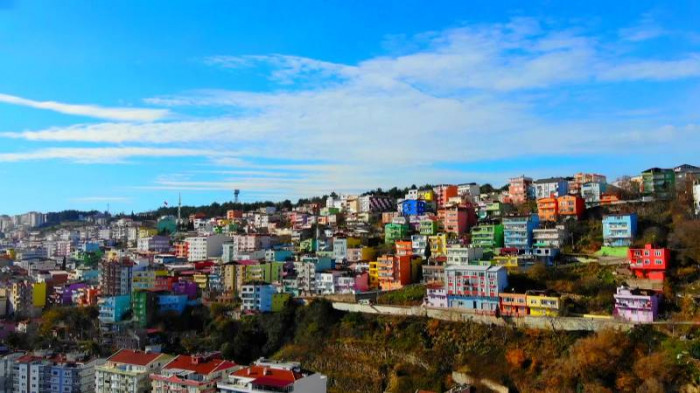 Samsun'un rengarenk evleri 