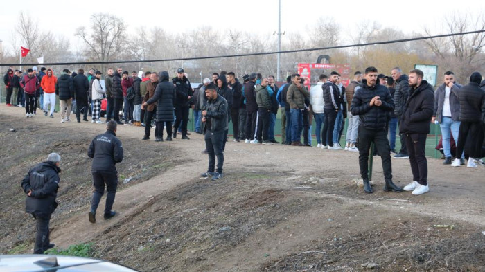 Edirne’de amatör ligde ortalık savaş alanına döndü