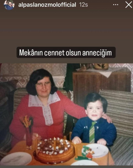  Alpaslan Özmol'un annesi, son yolculuğuna uğurlandı