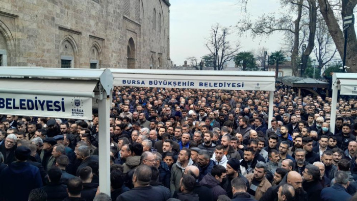 Sinan Ateş, Bursa'da son yolculuğuna uğurlandı