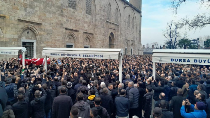 Sinan Ateş, Bursa'da son yolculuğuna uğurlandı