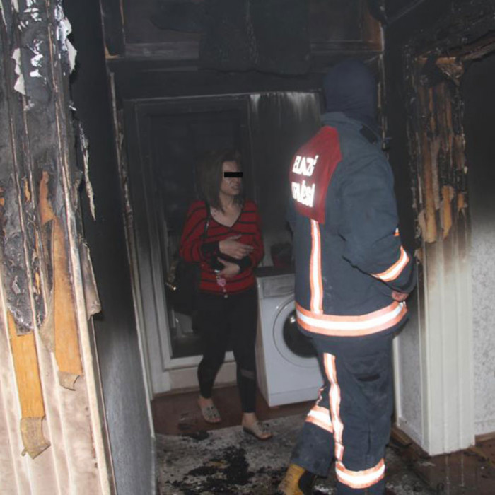 Elazığ'da eski kız arkadaşının evini kundaklayan şahıs yakalandı