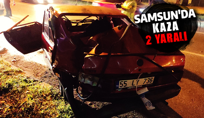 Samsun'da Trafik Kazası 