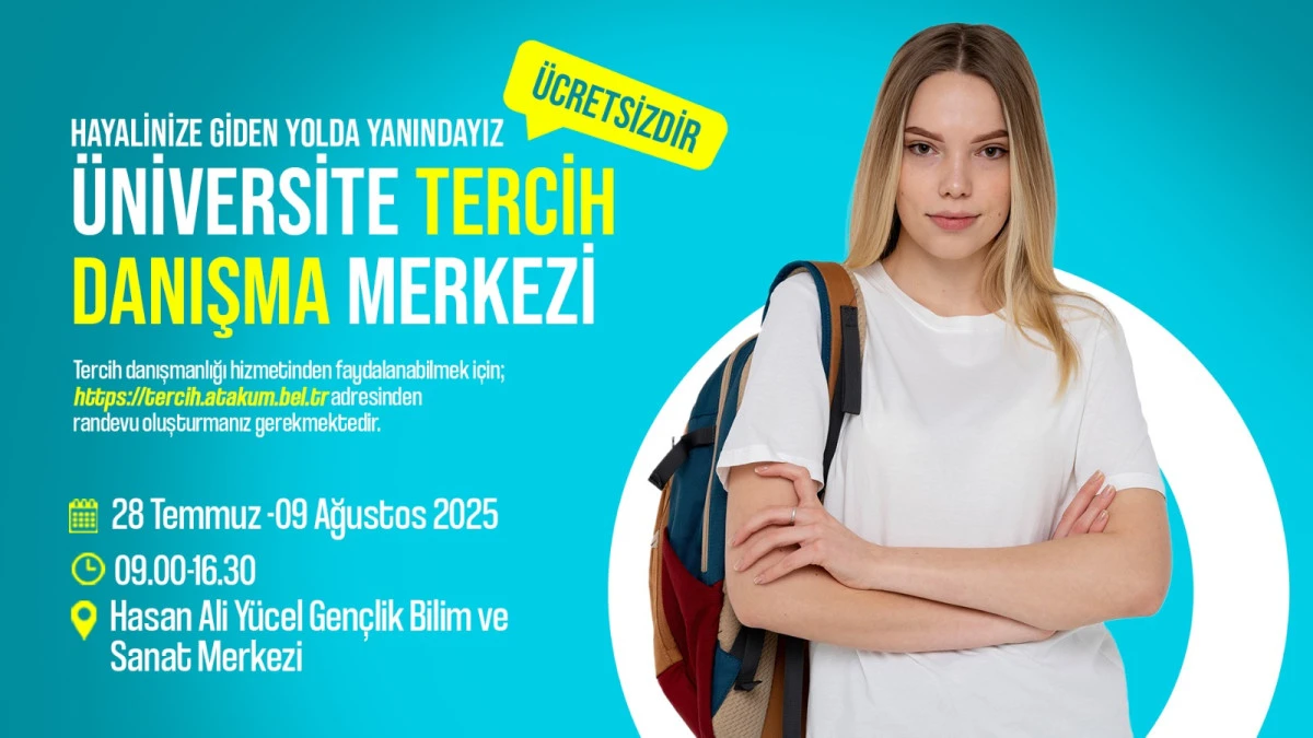 Atakum Belediyesinden üniversite hayali kuran gençlere tercih desteği