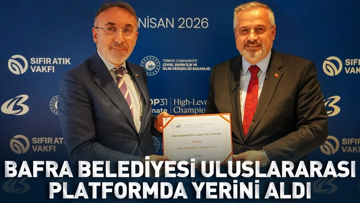 Bafra Belediyesi Uluslararası Platformda Yerini Aldı