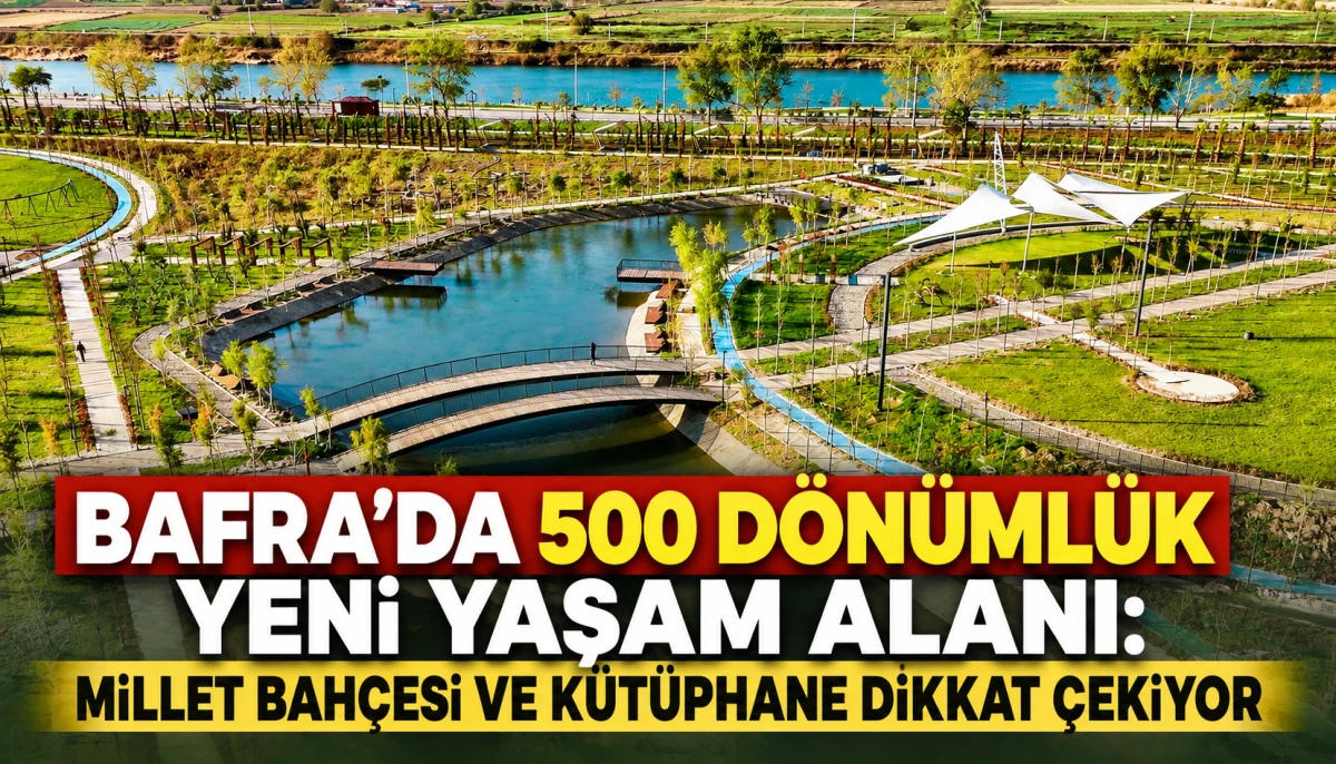 &ldquo;BAFRA&rsquo;DA 500 D&Ouml;N&Uuml;ML&Uuml;K YENİ YAŞAM ALANI: MİLLET BAH&Ccedil;ESİ VE K&Uuml;T&Uuml;PHANE DİKKAT &Ccedil;EKİYOR