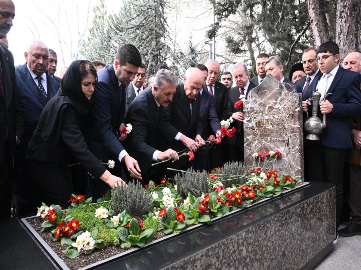 Bahçeli, Türkeş’i Vefatının 29. Yılında Andı