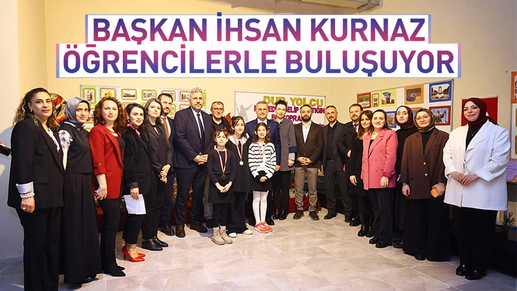 Başkan İhsan Kurnaz, Okullarda &Ouml;ğrencilerle Buluşuyor