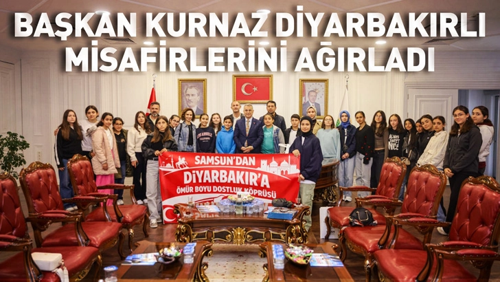 Başkan Kurnaz Diyarbakırlı Misafirlerini Ağırladı