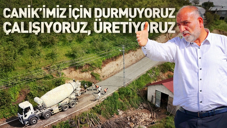 Başkan Sandık&ccedil;ı: Canik'imiz i&ccedil;in durmuyoruz, &ccedil;alışıyoruz, &uuml;retiyoruz