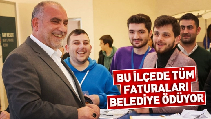 Bu İl&ccedil;ede T&uuml;m Faturaları Belediye &Ouml;d&uuml;yor