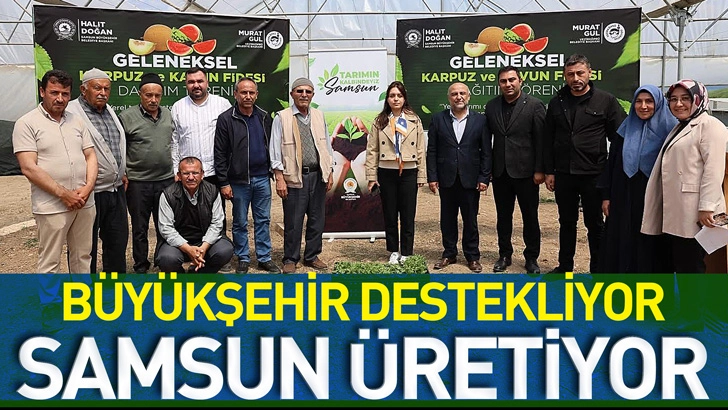 B&uuml;y&uuml;kşehir destekliyor, Samsun &uuml;retiyor