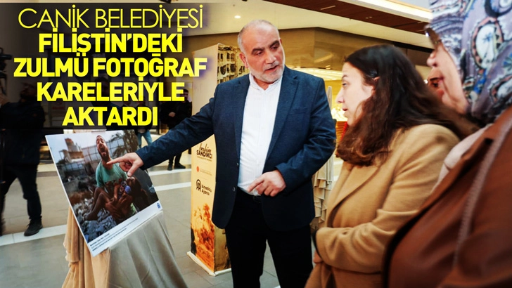 Canik Belediyesi Filistin'deki Zulmü Fotoğraf Kareleriyle Aktardı