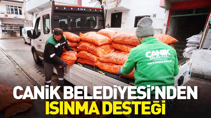 Canik Belediyesi'nden Isınma Desteği