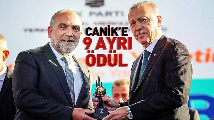 Canik Belediyesi&rsquo;ne 9 Ayrı &Ouml;d&uuml;l