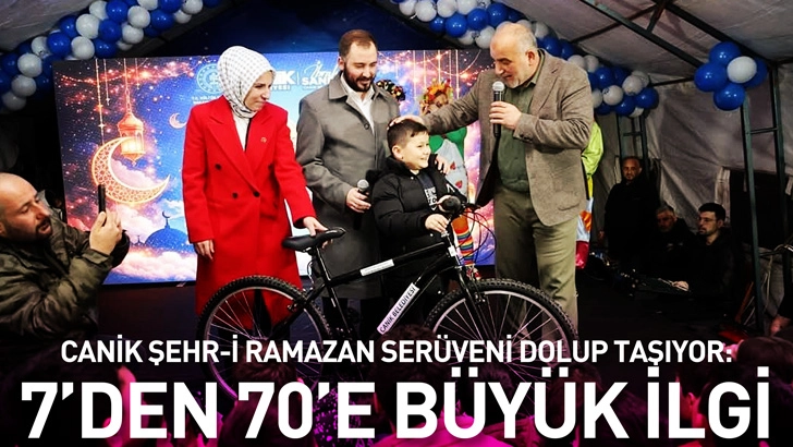 Canik Şehr-i Ramazan Ser&uuml;veni Dolup Taşıyor: 7'den 70'e B&uuml;y&uuml;k İlgi