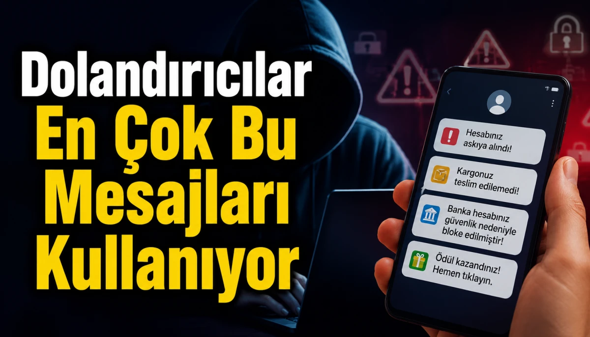  Dolandırıcılar En &Ccedil;ok Bu Mesajları Kullanıyor
