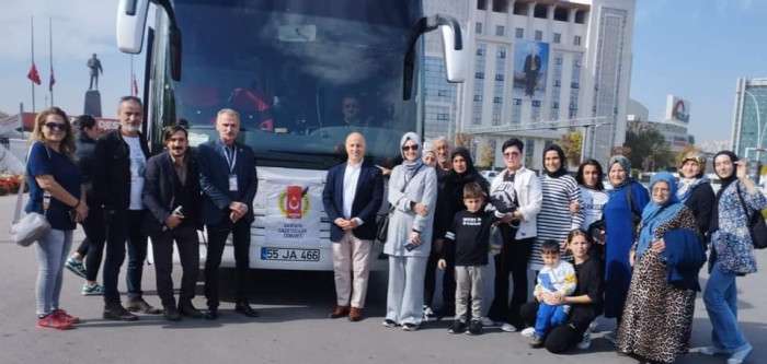 Samsun Gazeteciler Cemiyeti Ata’nın izinde!