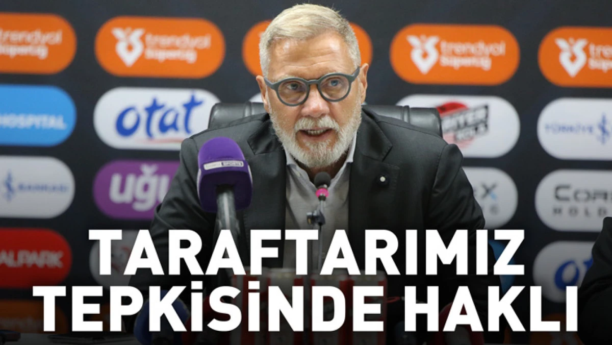 Fink: Taraftarımız tepkisinde haklı