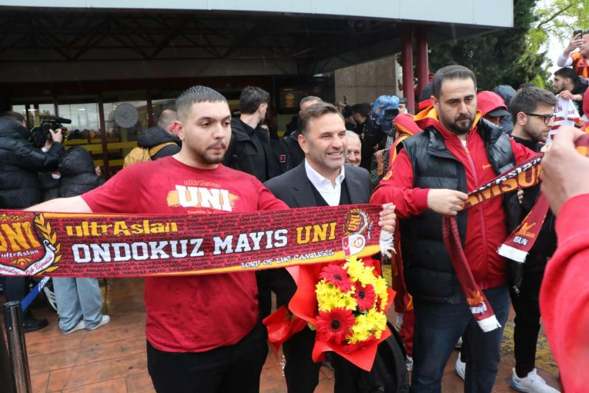 Galatasaray kafilesi, Samsun’a geldi