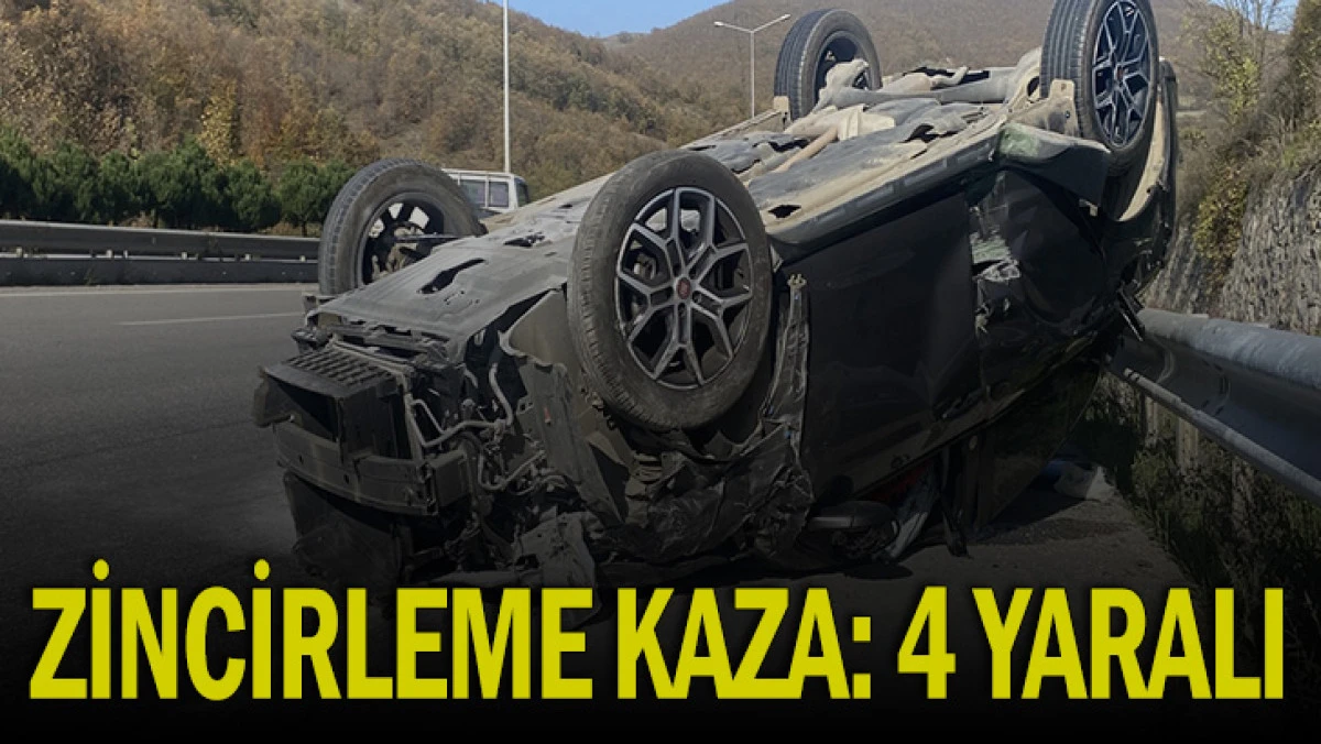 İLKADIM’DA ZİNCİRLEME KAZA: 4 YARALI