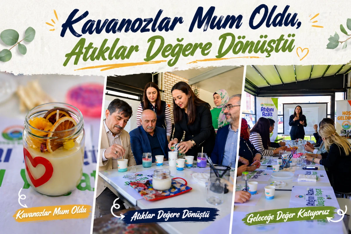 Kavanozlar Mum Oldu, Atıklar Değere Dönüştü