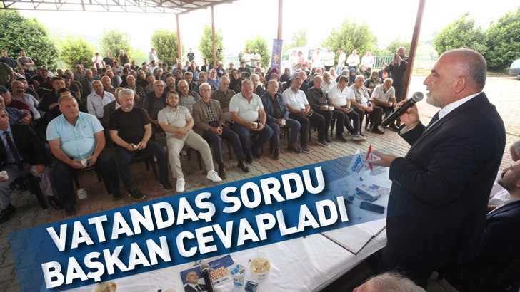 Kozlu'da Vatandaş Sordu, Başkan Sandık&ccedil;ı Cevapladı