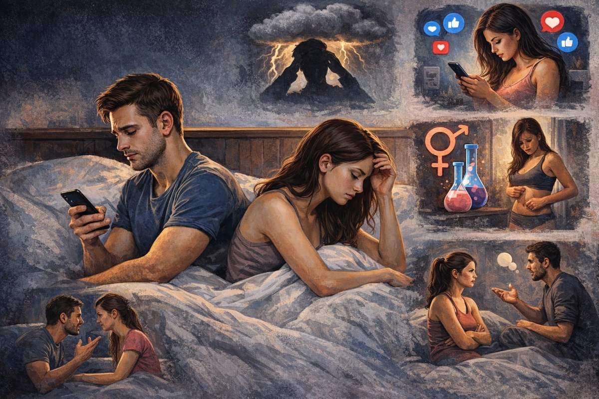 Modern &Ccedil;ağın Sessiz Sorunu: Cinsel İsteksizliğin Altında Yatan 5 Gizli Neden!