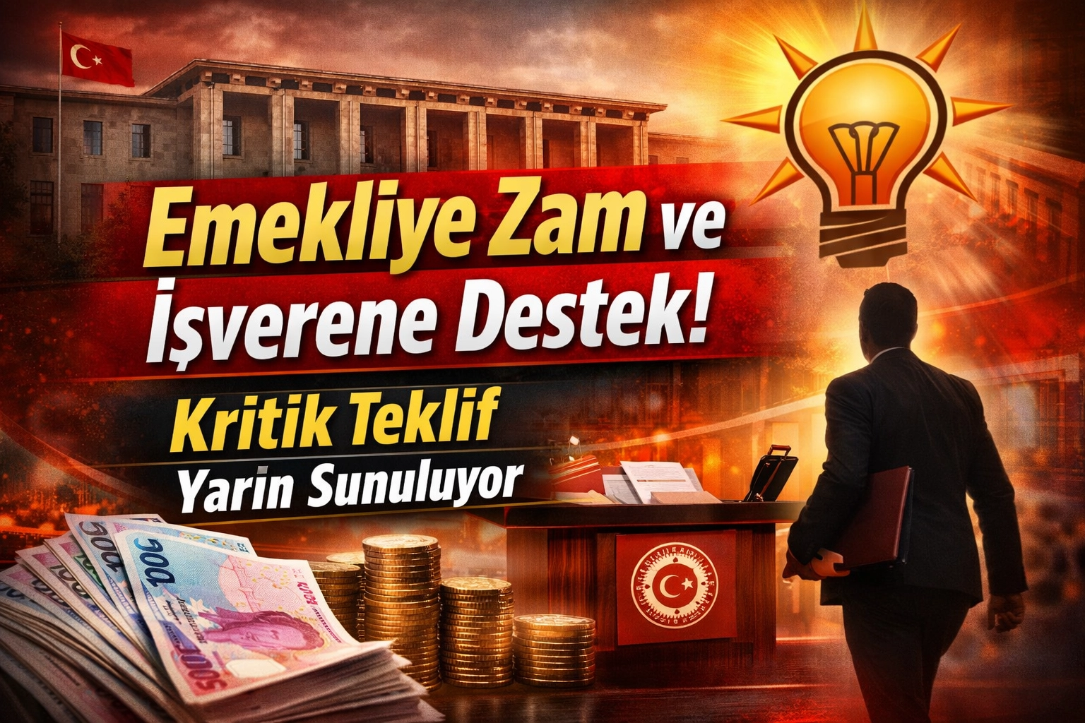 AK Parti&rsquo;den Emekliye Zam ve İşverene Destek Hamlesi