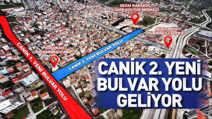 Planlar Hazır, İlk Aşama Tamam: Canik 2. Yeni Bulvar Yolu Geliyor