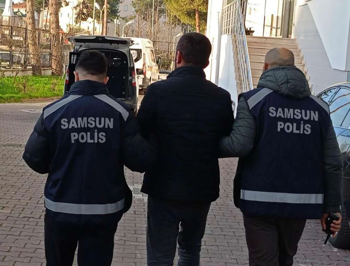 Samsun'da 23 yıl hapis cezasıyla aranan firari h&uuml;k&uuml;ml&uuml; yakalandı