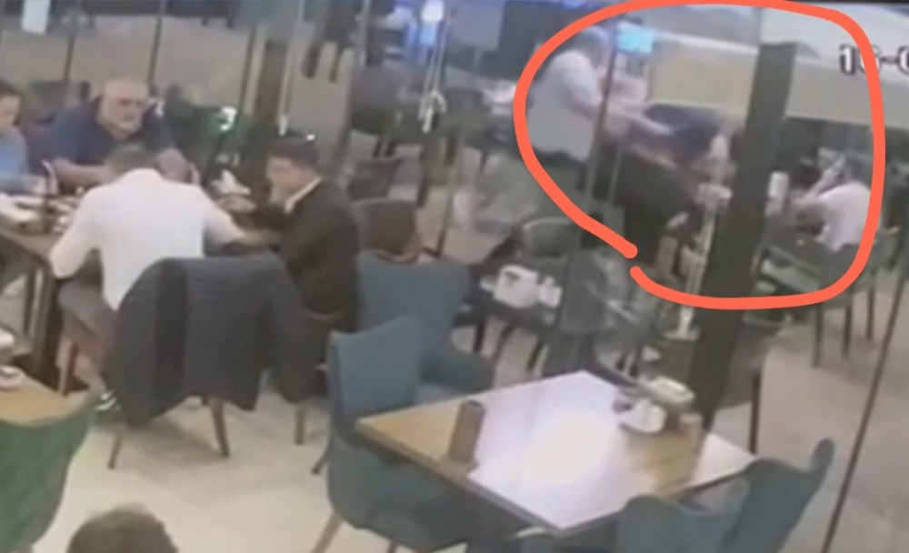  Samsun'da avukata saldırı anı kamerada