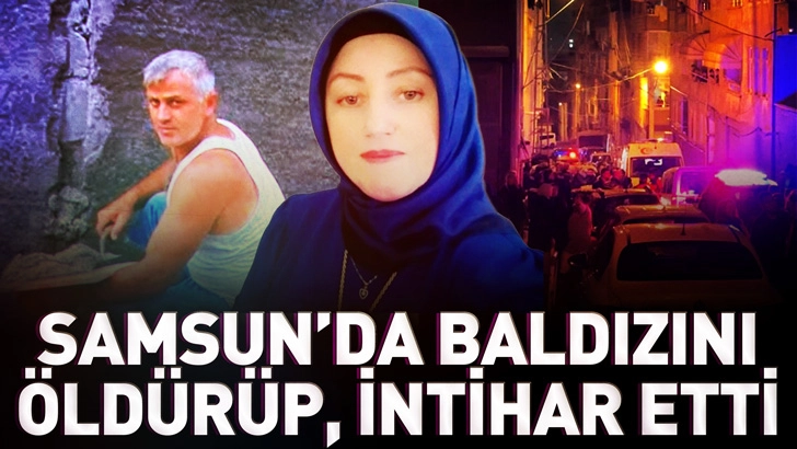Samsun'da baldızını apartman koridorunda öldürüp, intihar etti