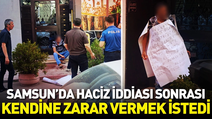 Samsun'da Haciz İddiası Sonrası Kendine Zarar Vermek İstedi