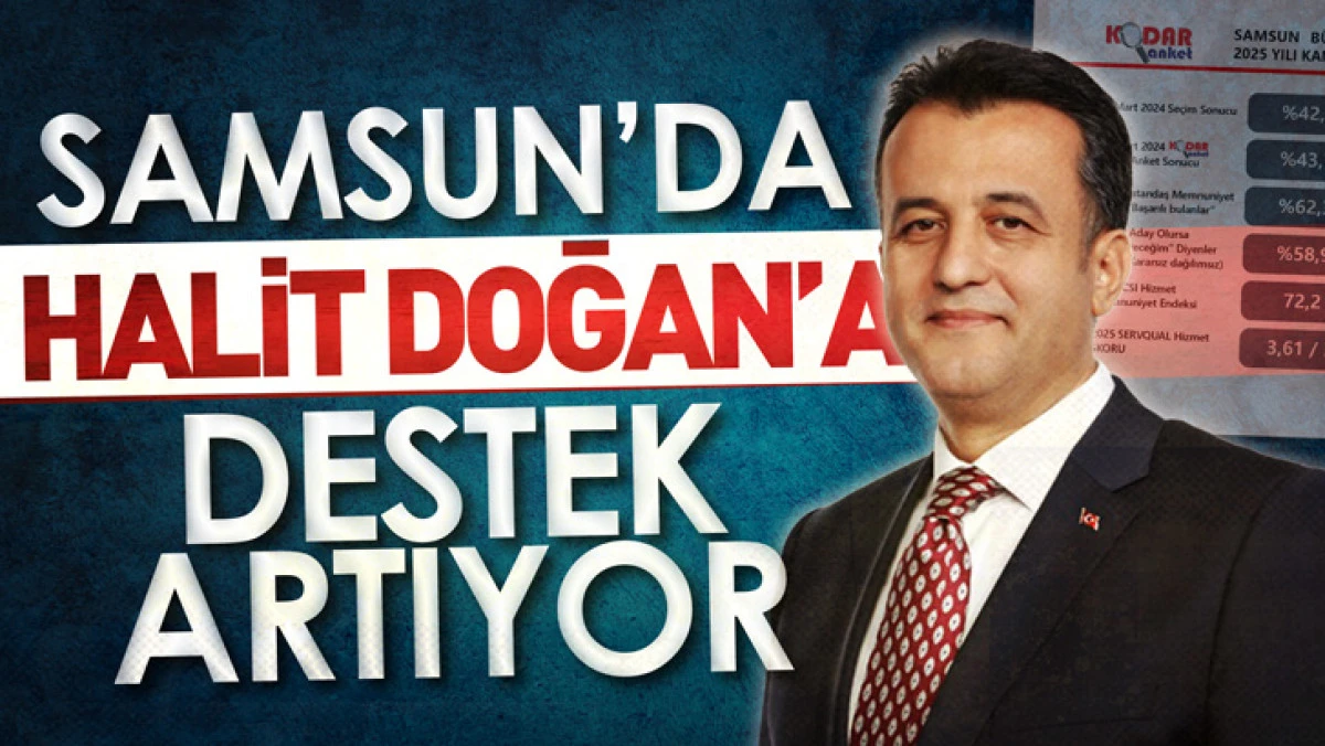 Samsun&rsquo;da Halit Doğan&rsquo;a Destek Artıyor