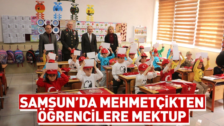 Samsun&rsquo;da Mehmet&ccedil;ikten &ouml;ğrencilere mektup