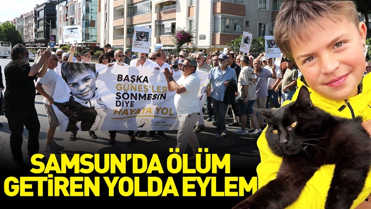 Samsun&rsquo;da &Ouml;l&uuml;m Getiren Yolda Eylem