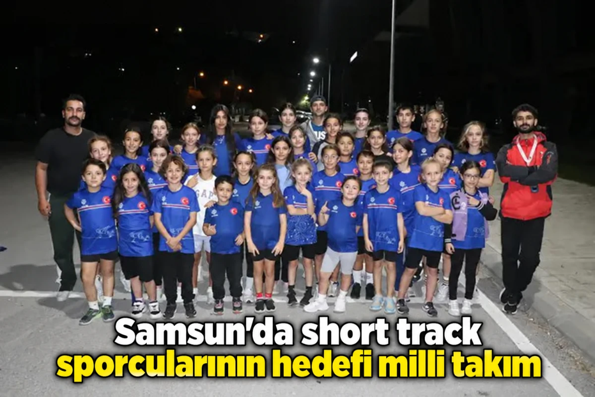 Samsun'da short track sporcularının hedefi milli takım