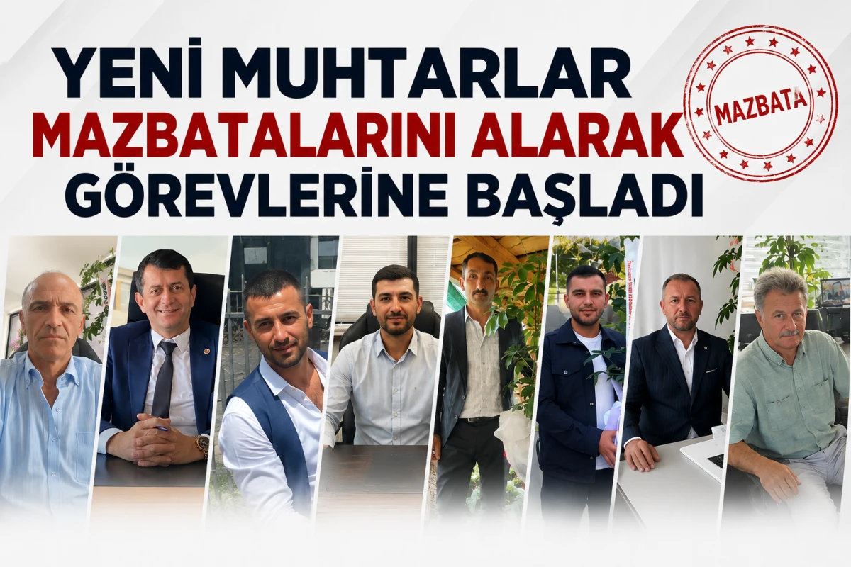 Samsun&rsquo;da Yeni Muhtarlar G&ouml;reve Başladı! İşte Mazbatalarını Alan İsimler