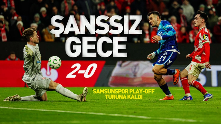 Samsunspor adına şanssız gece