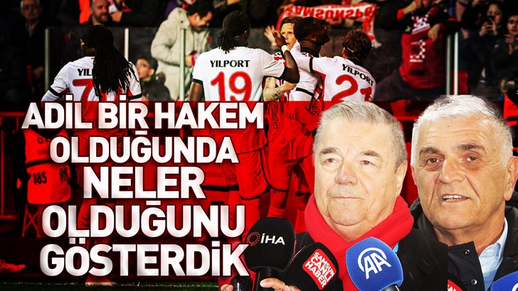 Samsunspor Basın S&ouml;zc&uuml;s&uuml; &Ccedil;akır: Adil bir hakem olduğunda neler olduğunu g&ouml;sterdik