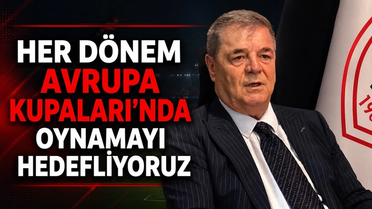 Samsunspor Başkan Vekili Bilen: Her d&ouml;nem Avrupa Kupaları&rsquo;nda oynamayı hedefliyoruz