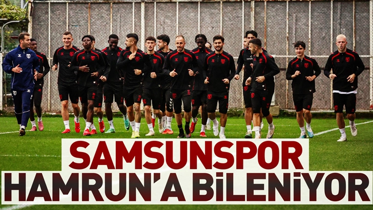 Samsunspor, Hamrun Spartans maçı hazırlıklarını sürdürdü