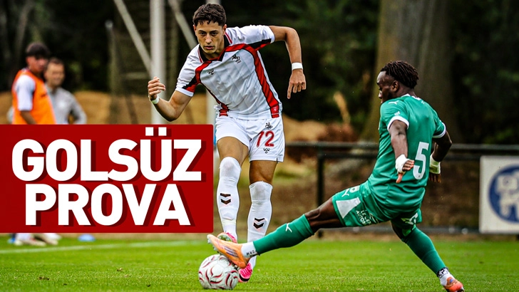 Samsunspor ikinci hazırlık ma&ccedil;ında berabere kaldı
