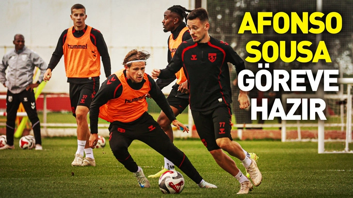 Samsunspor'da Afonso Sousa göreve hazır!