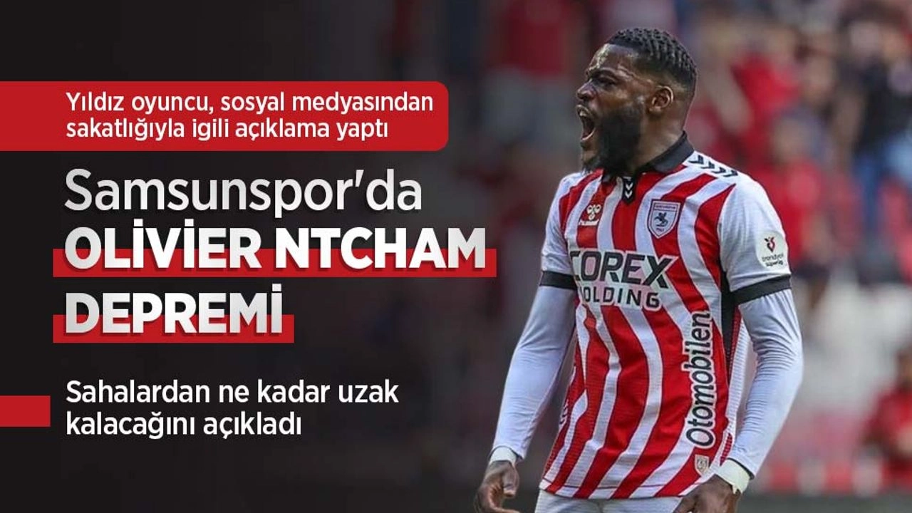 Samsunspor'da Ntcham şoku