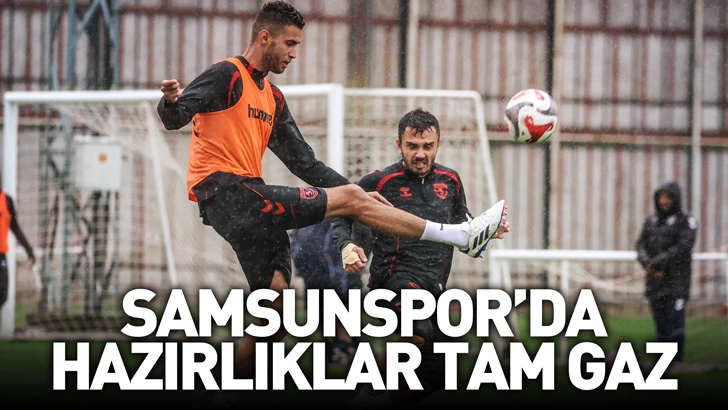 Samsunspor'da Zecorner Kayserispor hazırlıkları sürüyor