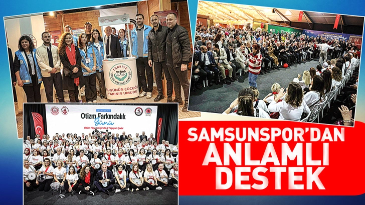 Samsunspor&rsquo;dan anlamlı destek