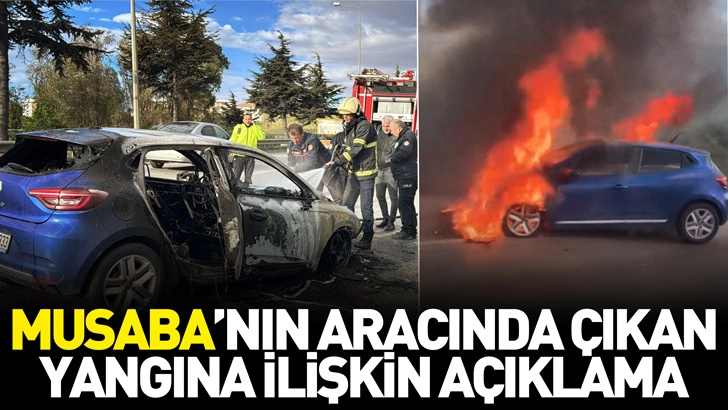 Samsunspor’dan Musaba’nın aracında çıkan yangına ilişkin açıklama